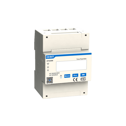 Drehstrom-Energiezähler mit Stromwandler (CT)