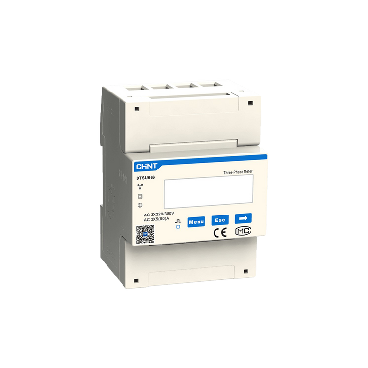Drehstrom-Energiezähler mit Stromwandler (CT)
